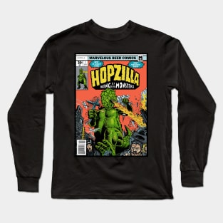 HOPZILLA - KING OF BEER MONSTERS Long Sleeve T-Shirt